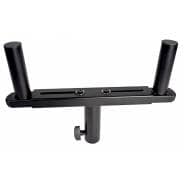 QTX Adjustable Twin 35mm Pole Mount T-Bar Adaptor