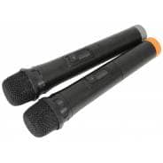 QTX BUSKER-15 | Portable PA Speaker with Wireless Microphones & Bluetooth