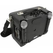 QTX DELTA-50 Portable PA System Twin Wireless Mics & Bluetooth 