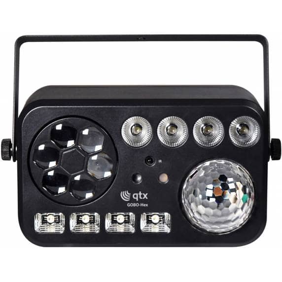 QTX GOBO Hex - 6-in-1 LED & Laser Effect Unit