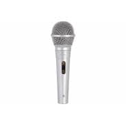 QTX Handheld Dynamic Vocal Mic with 3m XLR Cable (Silver)
