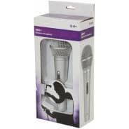 QTX Handheld Dynamic Vocal Mic with 3m XLR Cable (Silver)