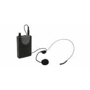 QTX Headset Microphone + Beltpack for QRPA & QXPA (174.1MHz)