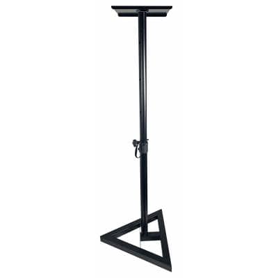QTX Height Adjustable Monitor Speaker Stand with Triangular Base - QTX ...