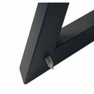 QTX Height Adjustable Monitor Speaker Stand with Triangular Base