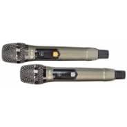 QTX J-MIC Dual UHF Handheld Wireless Microphone System