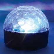 QTX Moonglow Rotating LED Multi Colour Disco Ball Party Light