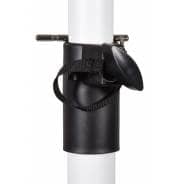 QTX PA Speaker Stand with Heavy Duty Square Base (White)