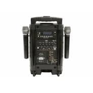 QTX PAV8 Portable PA Set with Wireless Mics, Bluetooth, USB/SD & DVD Player