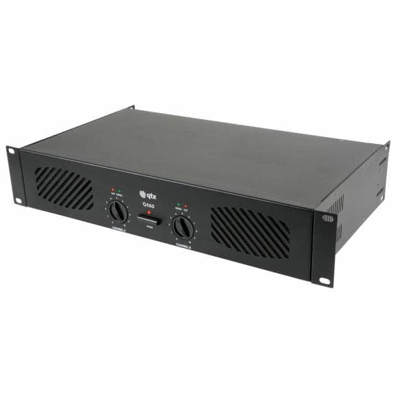 QTX Q480 2 x 240W Stereo Power Amplifier