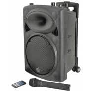 QTX QR10PA Portable PA Speaker with TWS (10"+ 1 x UHF Mic)