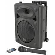 QTX QR8PA Portable PA Speaker with TWS (8"+ 1 x UHF Mic)