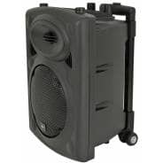 QTX QR8PA Portable PA Speaker with TWS (8"+ 1 x UHF Mic)