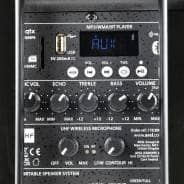 QTX QR8PA Portable PA Speaker with TWS (8"+ 1 x UHF Mic)