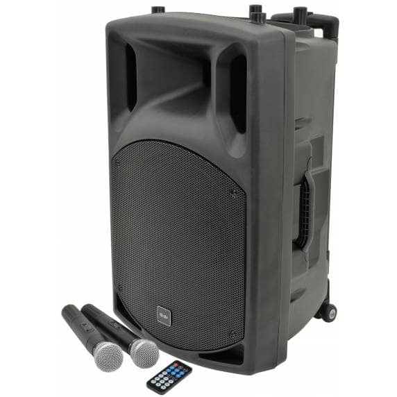 QTX QX15PA - 15" Portable PA With USB/FM & Bluetooth