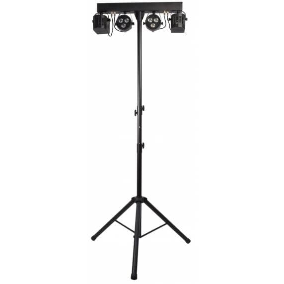 QTX Recharge DJ LED Derby & PAR Bar with Tripod Stand - B STOCK