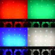 QTX Recharge DJ LED Derby & PAR Bar with Tripod Stand - B STOCK