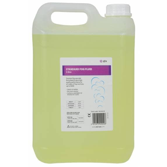 QTX Standard Fog Fluid Yellow 5 Litre