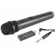 QTX U-MIC - Wireless Handheld Microphone with USB Receiver (863.2MHz)