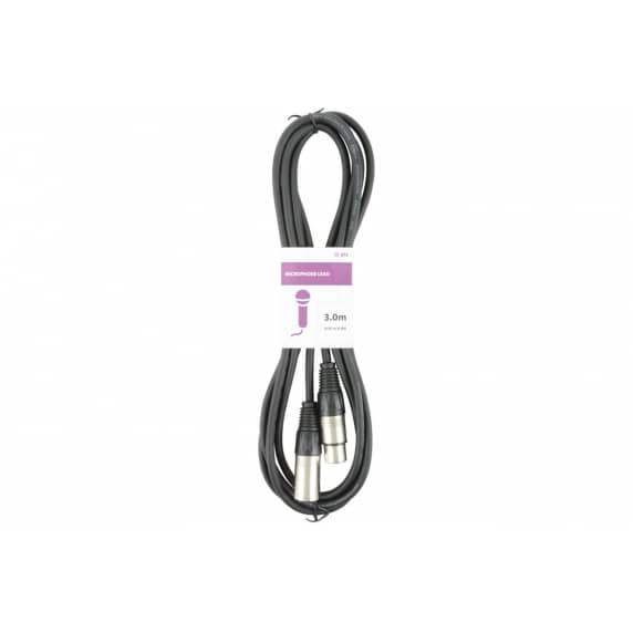 QTX XLR-to-XLR Cable (Male to Female) - 3m