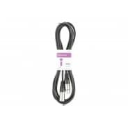 QTX XLR-to-XLR Cable (Male to Female) - 3m