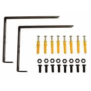 RACK-IT Wall/Counter Mount Brackets - 2U Mounting Pair