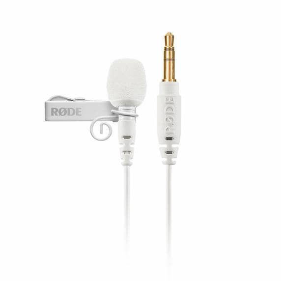 RODE Lavalier GO Professional-Grade Wearable Microphone - White
