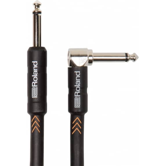 Roland 15ft/4.5m Cable -Angled/Straight 1/4in Jack