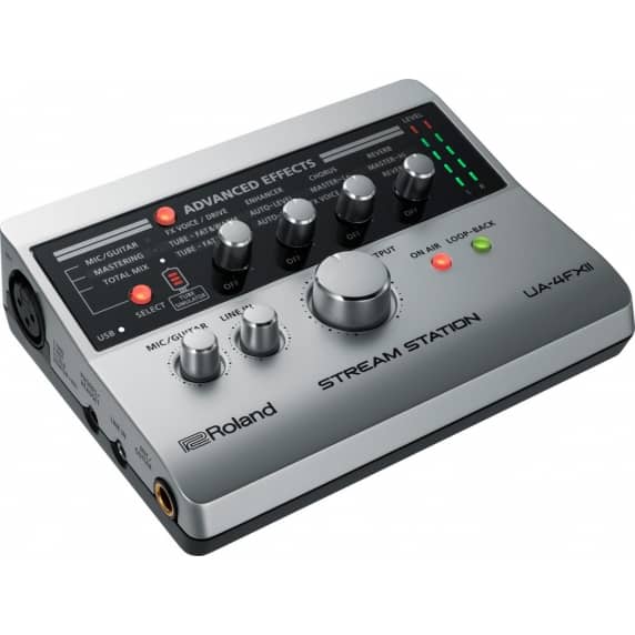 DTM・DAW Roland UA-4FXII STREAM STATION Roland UA-4FX2 Stream Station – USB Webcasting Audio Interface