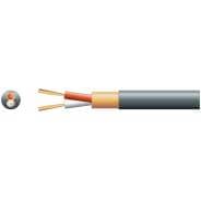 Round 2-Core Overall Lap Screen Cable, 4mm, 100m - Black