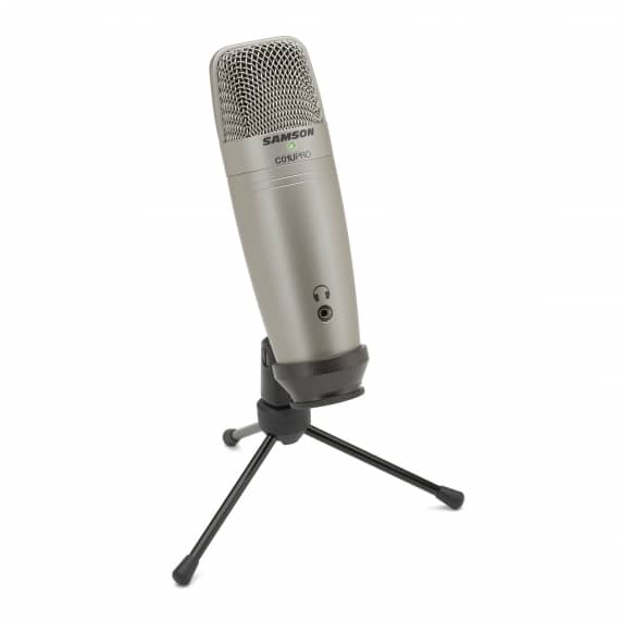 Samson C01U Pro USB Microphone with Headphone Amp (CO1u)