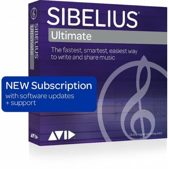 Sibelius Ultimate 2021 Annual Subscription (Serial Download)