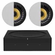 Sonos Amp + Lithe Audio 6.5" Ceiling Speakers (Pair)