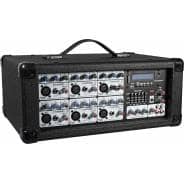Soundlab 120W Powered 6-Channel Mixer Amplifier with Media Player and Effects