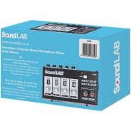 Soundlab 4 Channel Mono Mixer with Effects