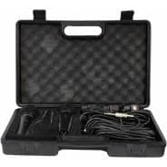 SoundLAB Dynamic Premium Vocal Microphone Kit with 3 Microphones, Leads and Carry Case