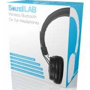 Soundlab Wireless Bluetooth Headphones with Built-in FM Radio