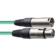 Stagg 10m XLR Microphone Cable - Green
