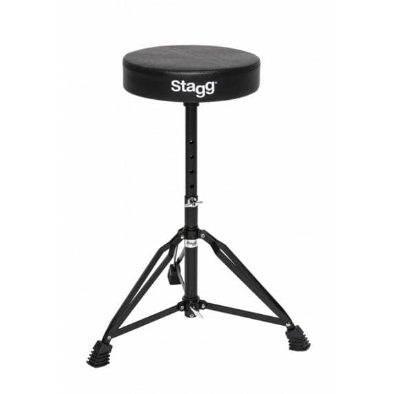 Stagg DT-32BK Double Braced Drum Throne — Black