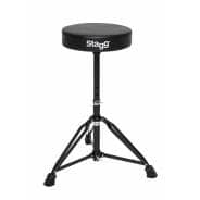Stagg DT-32BK Double Braced Drum Throne — Black