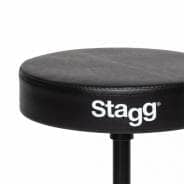 Stagg DT-32BK Double Braced Drum Throne — Black
