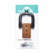 Stagg GUH-WN REC Guitar Wall Hanger with Rectangular Base