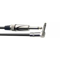Stagg Male Jack to L-Shaped Male Jack Instrument Cable - 3m