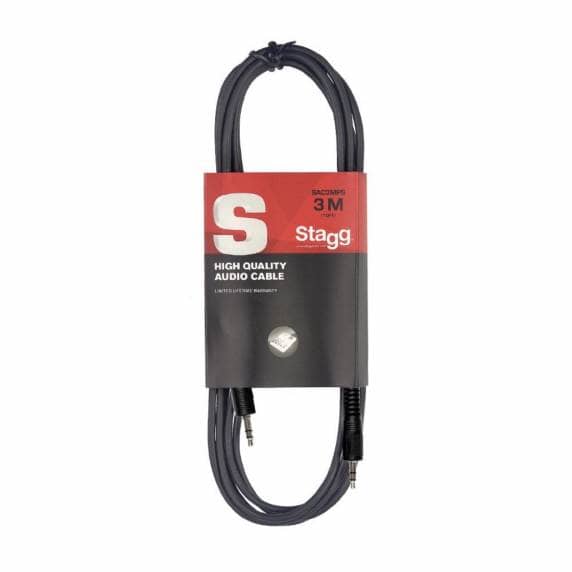 Stagg Mini Jack to Jack Audio Cable - 6m