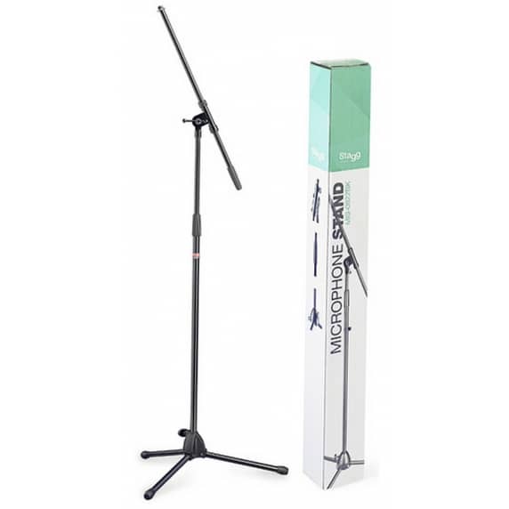 Stagg MIS-0822 Microphone Boom Stand - Black 