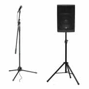 Stagg Portable PA System with 8" Active Bluetooth Speaker, Mic & Stands