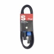 Stagg Pro-Series 10m Speakon-to-Speakon Cable - Black