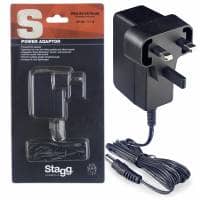 Stagg Reverse Polarity 9-Volt/1.7A AC Power Adapter For Effects Pedals