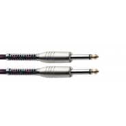 Stagg S-Series Vintage Tweed Style Instrument Cable – Black (6m)