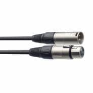 Stagg SMC060 60cm (2ft) XLR to XLR Microphone Cable - Black